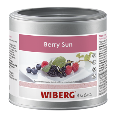 Wiberg Berry Sun, Zubereitung mit natürlichem Aroma, 300g