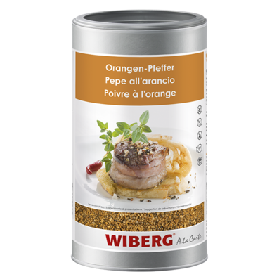 Wiberg Orangen-Pfeffer Gewürzmischung grob, vegan, 770g