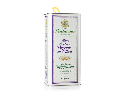 Venturino Olivenöl Extra Vergine, 100% Taggiasca Oliven, 5 Liter