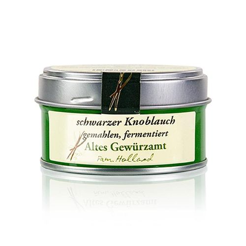 Altes Gewürzamt Ingo Holland Edition - Schwarzer Knoblauch, gemahlen, fermentiert, 80 g