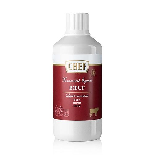 CHEF Premium Konzentrat - Rinderfond, flüssig, für ca.34 Liter, 1 l