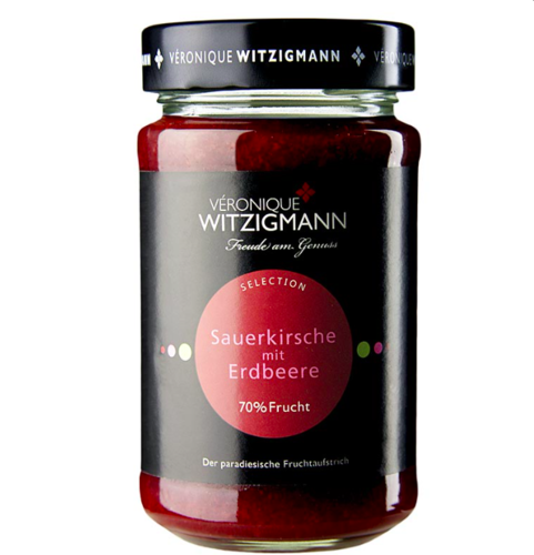 Sauerkirsche mit Erdbeere Fruchtaufstrich, Véronique Witzigmann, 225g