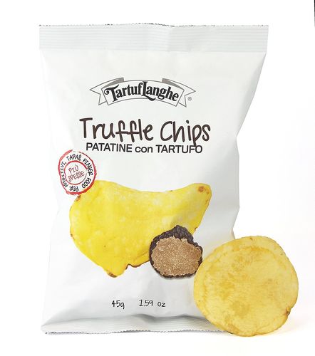 TARTUFLANGHE Trüffel Chips, Kartoffelchips m. Sommertrüffel (tuber aestivum), 45g