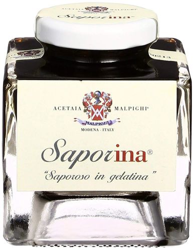 Balsamico Gelée Saporina, dunkel, aus 7-jährigem Baslamico Condimento, Malpighi, 115g