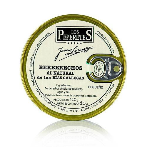 Venusmuscheln 60-70 - Berberecho de Carril, Los Peperetes, Spanien, 120 g, ATG 80g