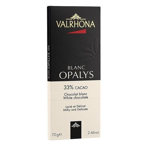 Opalys - Weiße Schokolade, 33% Kakao, Valrhona, 70 g