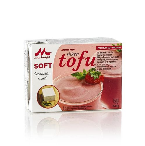 Tofu Japan, soft, rot, Morinaga (Seidentofu), 340 g