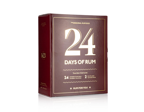 Adventskalender "24 Days of Rum", Edition Rot, 480 ml, 24 x 20ml