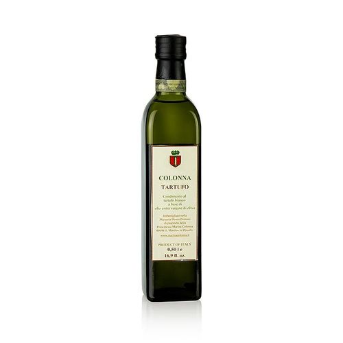 Olivenöl Extra Vergine mit weißer Trüffel-Aroma (Trüffelöl), M. Colonna, 500 ml