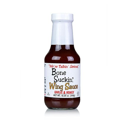 Bone Suckin ´   Chicken Wing Sauce - Knoblauch-Honig, Ford´s Food, 362 ml