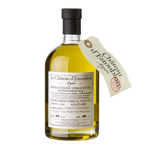 Natives Olivenöl Extra, aus Grossane Oliven, Chateau d´Estoublon, 500 ml