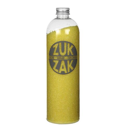 Farbiger Kristallzucker -  ZUK ZAK, gelb, 450 g
