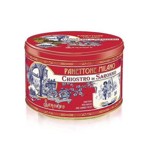 Weihnachtskuchen Panettone - Klassik, Metalldose Promenade, Lazzaroni, 1 kg