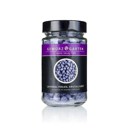 Gewürzgarten Lavendel Perlen, kristallisiert, 150 g