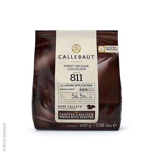 Zartbitterschokolade, Callets, 54,5% Kakao, Callebaut, 400 g