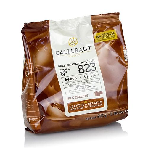 Vollmilch, Callets, 33,6% Kakao, Callebaut, 400 g