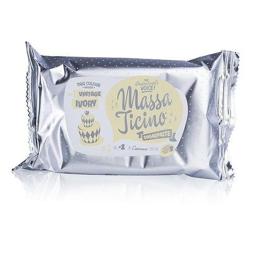 Massa Ticino - Tortengarniermasse, Vintage Ivory, Vegan, AZO-Frei, Callebaut, 250 g