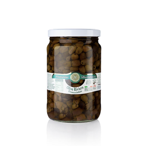 Venturino Snocciolate Leccino Oliven in Olivenöl, o. Kern, 1,5 kg